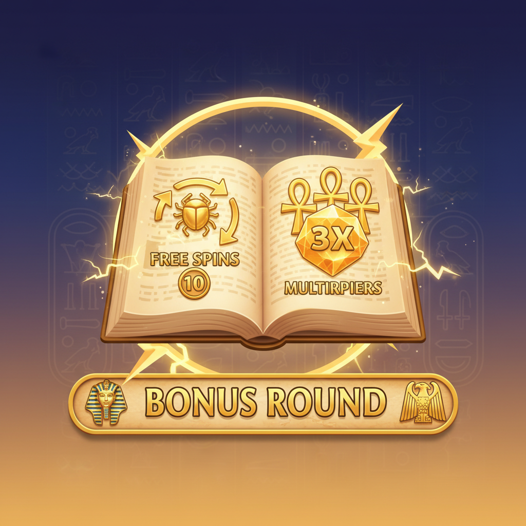 Ramses Book bonus round — free spins and multipliers