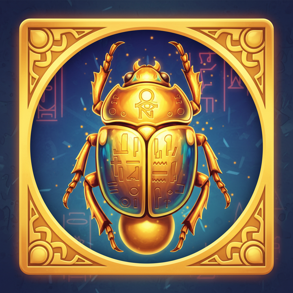 Skarabäus in Ramses Book — third highest paying symbol
